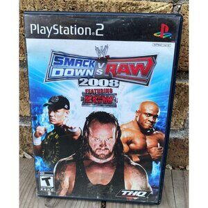 WWE Smackdown VS Raw 2008 (Sony PlayStation 2, 2007) PS2 CIB